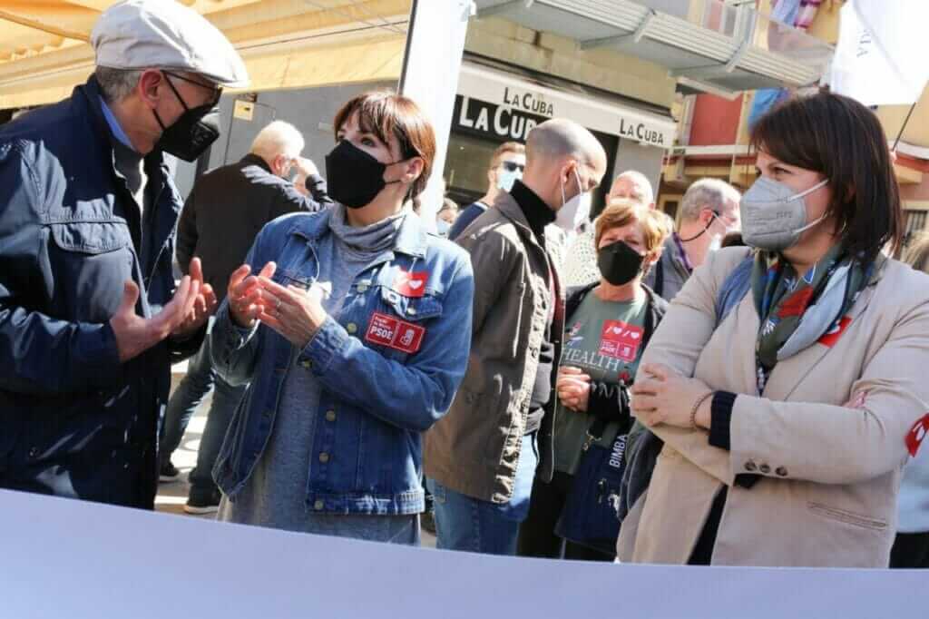 La diputada nacional del PSOE, Marisol Sánchez, reclama al Gobierno regional refuerzos en la atención primaria de la Región de Murcia