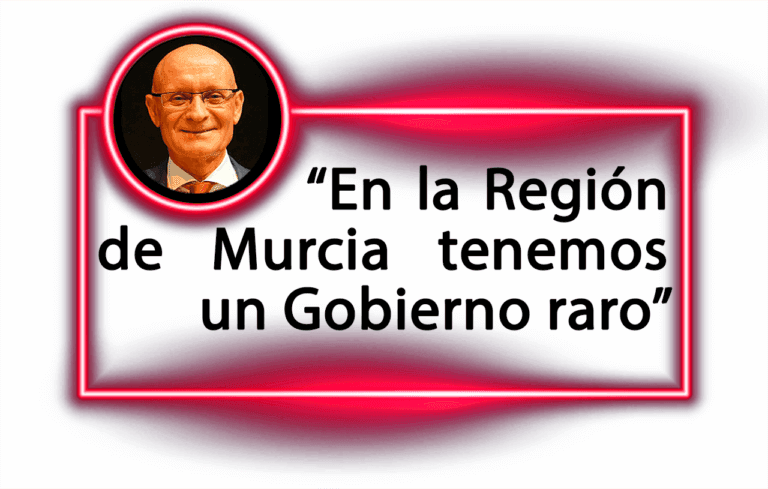 Domingo Coronado: «En la Región de Murcia tenemos un Gobierno raro»