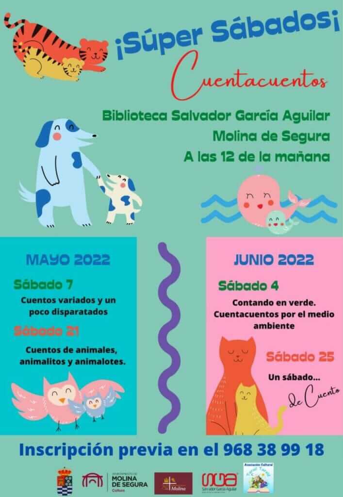 Vuelven los Cuentacuentos a la Red de Bibliotecas de Molina de Segura Vuelven los Cuentacuentos a la Red de Bibliotecas de Molina de Segura