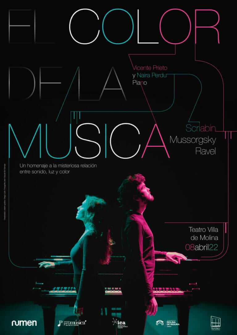 El Teatro Villa de Molina celebra el 150 aniversario de Alexander Scriabin con el concierto de piano EL COLOR DE LA MÚSICA el viernes 8 de abril