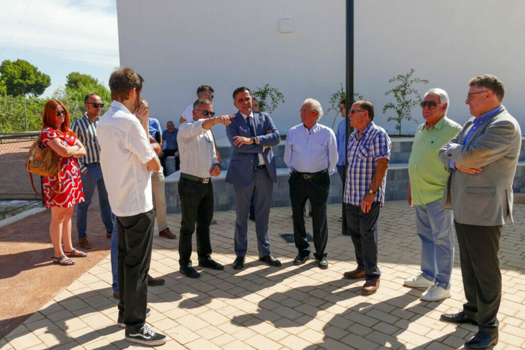 El entorno de la Rueda de La Ñora ya luce completamente renovado El entorno de la Rueda de La Ñora ya luce completamente renovado