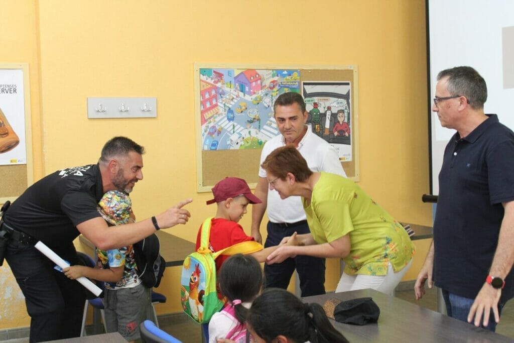 Alumnos del CEIP San Francisco, en Jumilla, aprenden a moverse con seguridad en el Centro de Educación Vial