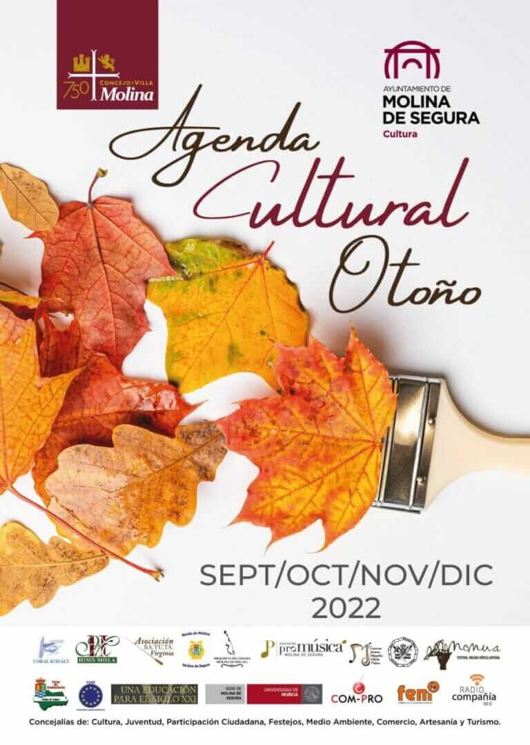 El Ayuntamiento de Molina de Segura presenta su nueva Agenda Cultural para otoño de 2022, con unas 300 actividades