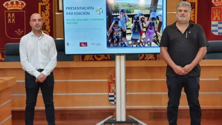 El Ayuntamiento de Molina de Segura presenta la vigésimo segunda edición del Programa de Educación Ambiental Molina, Descubre tu entorno