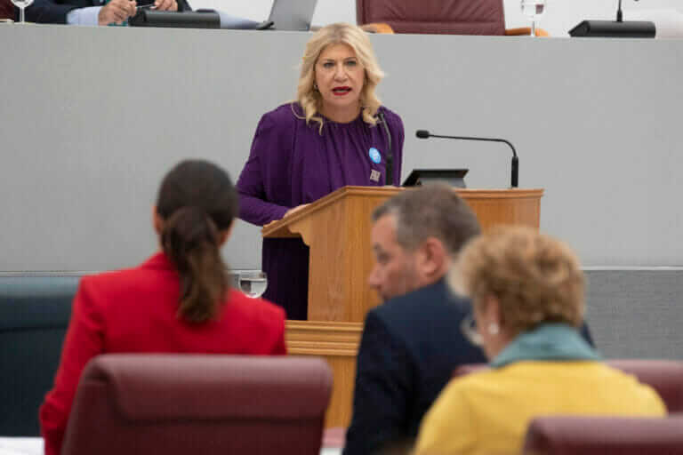 Gloria Alarcón: “El PP, los tránsfugas y VOX impiden que se pueda hacer una ley contra las violencias machistas en la Región”