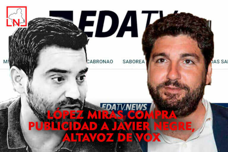 López Miras contrata publicidad al medio de cabecera de VOX