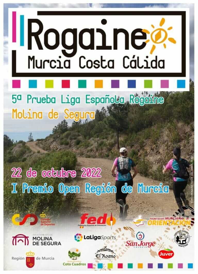 Molina de Segura acoge la quinta prueba del II Rogaine Trofeo Murcia Costa Cálida el sábado 22 de octubre
