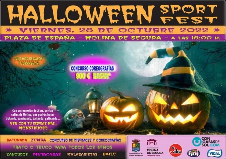 El evento deportivo HALLOWEEN SPORT FEST 2022 celebra su quinta edición el viernes 28 de octubre con concursos de bailes terroríficos y disfraces