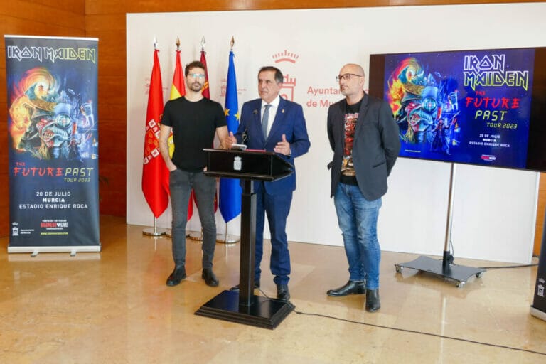 Murcia será una de las tres ciudades españolas que acogerá la gira de Iron Maiden el próximo año
