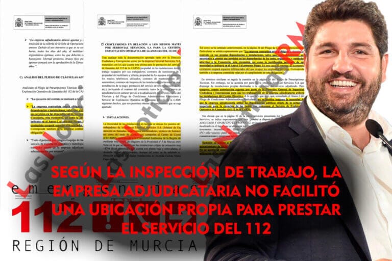 Según la Inspección de Trabajo, la empresa adjudicataria no facilitó una ubicación propia para prestar el servicio del 112