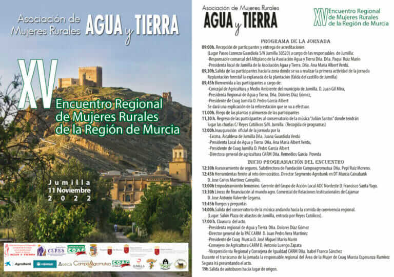 Cerca de 200 mujeres rurales se reunirán este viernes en Jumilla en el XV Encuentro Regional