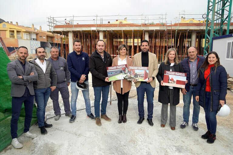 La construcción del Centro de Atención Temprana finalizará esta primavera en Santomera