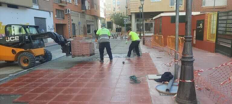 El Ayuntamiento de Molina de Segura invierte 495.979 euros en las obras de ampliación de aceras y mejora de accesibilidad, en el marco de los fondos europeos Next Generation