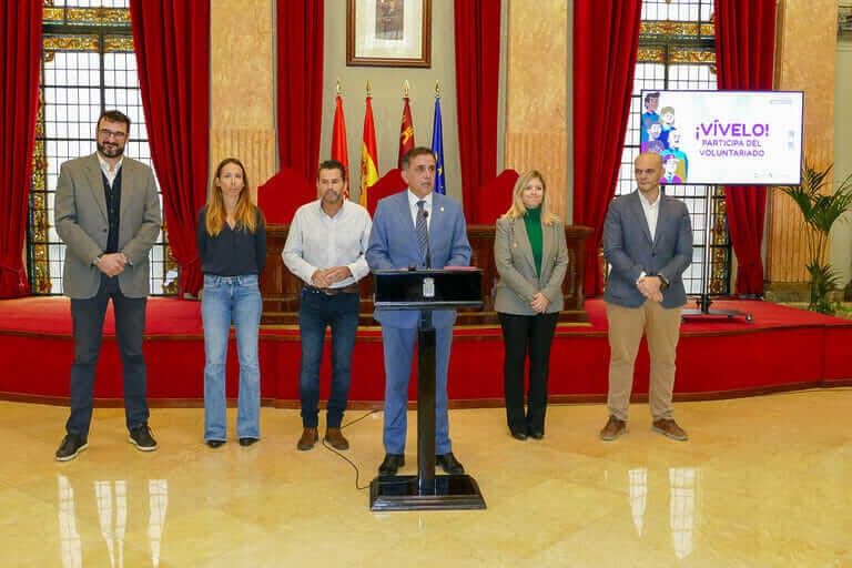 Murcia se suma a la celebración del Día del Voluntariado visibilizando y agradeciendo su contribución a un mundo mejor