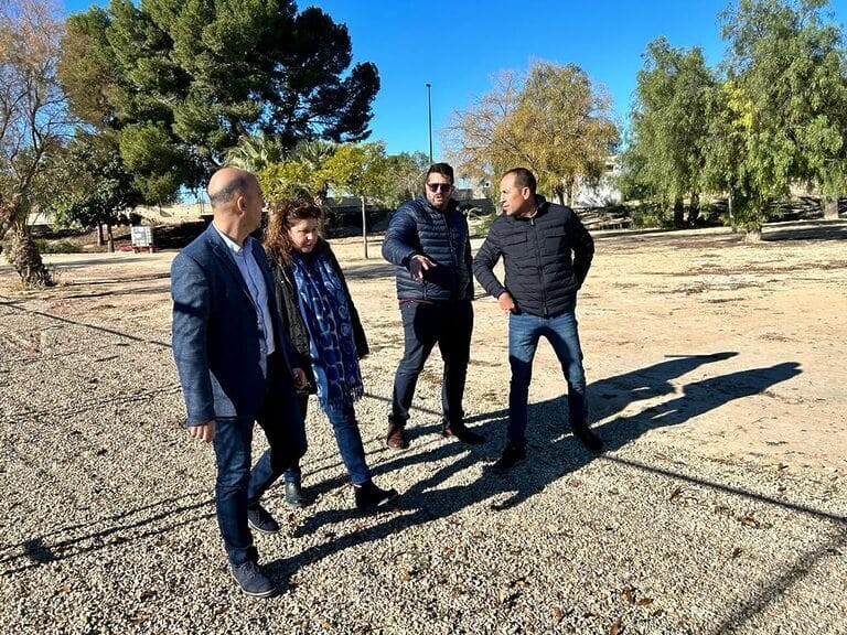 El Ayuntamiento de Molina de Segura lleva a cabo obras de mejora en el parque municipal de la urbanización El Chorrico