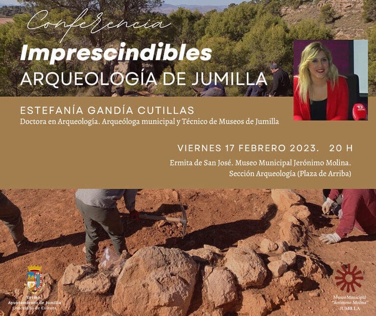 Este viernes se imparte la conferencia 'Imprescindibles de la Arqueología de Jumilla', a cargo de Estefanía Gandía