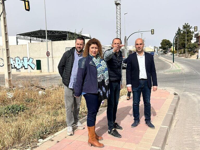 Comienzan las obras de mejora de la seguridad vial en la travesía de la carretera RM-560 Molina-Alcantarilla, a su paso por las pedanías de La Torrealta y La Ribera