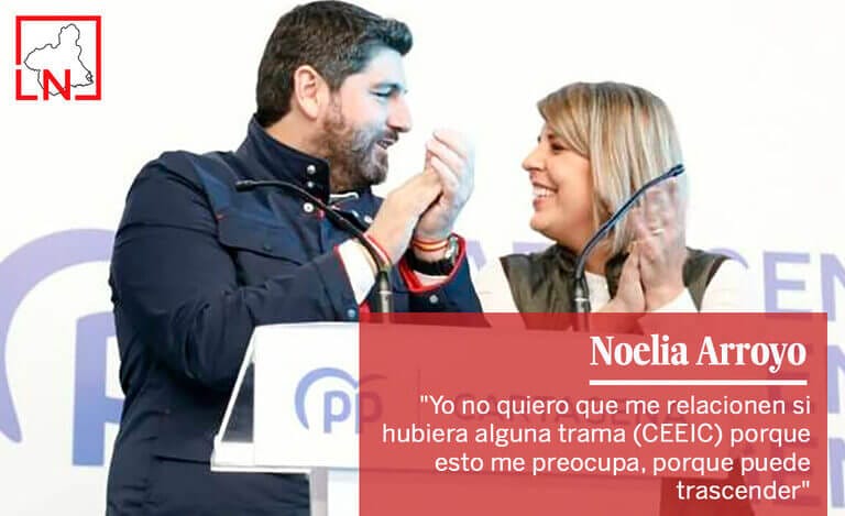 Noelia Arroyo: "Yo no quiero que me relacionen si hubiera alguna trama (CEEIC) porque esto me preocupa, porque puede trascender"
