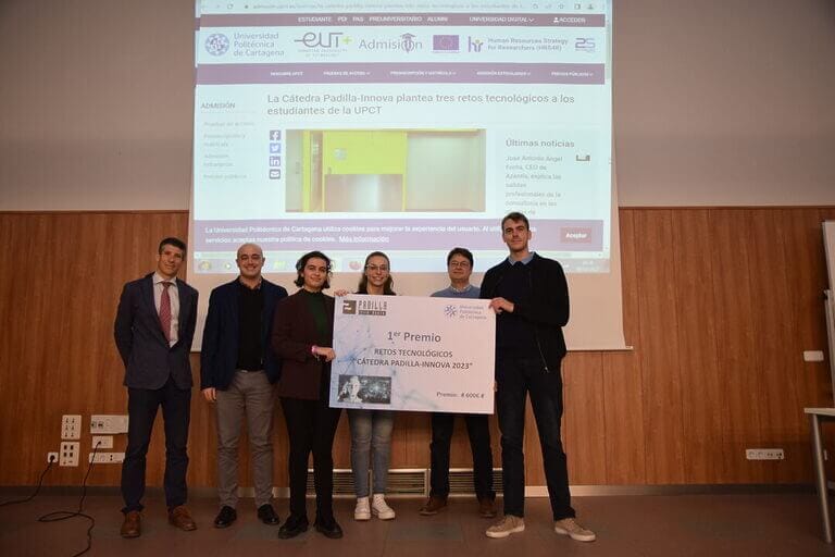 Estudiantes de Mecánica y Electrónica ganan el reto de la cátedra de Puertas Padilla con ideas de automatización y eficiencia