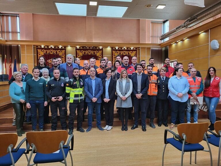 Molina de Segura conmemora el Día Internacional de la Protección Civil y reconoce a personas del municipio por su colaboración en diferentes actuaciones
