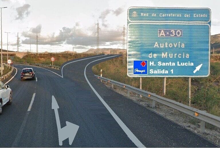 Contigo Cartagena pide una salida en la autovía A30 con destino al Hospital de Santa Lucía