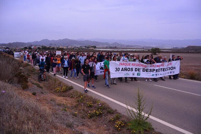 Con motivo del Día Internacional de la Madre Tierra, las organizaciones organizan una marcha en defensa del Parque Regional de Calnegre y Cabo Cope