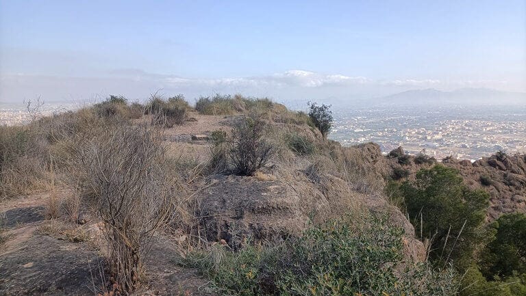 Huermur denuncia el deplorable estado del castillo tardorromano de Los Garres