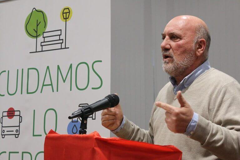 El coordinador regional de IUVRM, José Luis Álvarez-Castellanos estuvo el 2 de abril en Madrid apoyando a Yolanda Díaz
