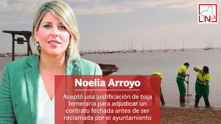 Noelia Arroyo aceptó una justificación de baja temeraria para adjudicar un contrato fechada antes de ser reclamada por el ayuntamiento