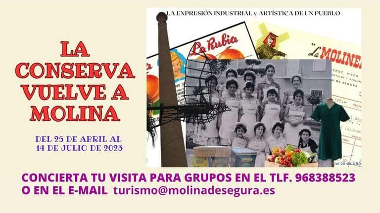 Gran acogida a la exposición conmemorativa LA CONSERVA VUELVE A MOLINA