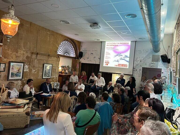 Manuel Torres: "La cultura va a ser un eje estratégico para nuestro municipio. Cartagena debe aprovechar su capacidad de creación de empleo de calidad, innovación y generación de una economía sostenible"