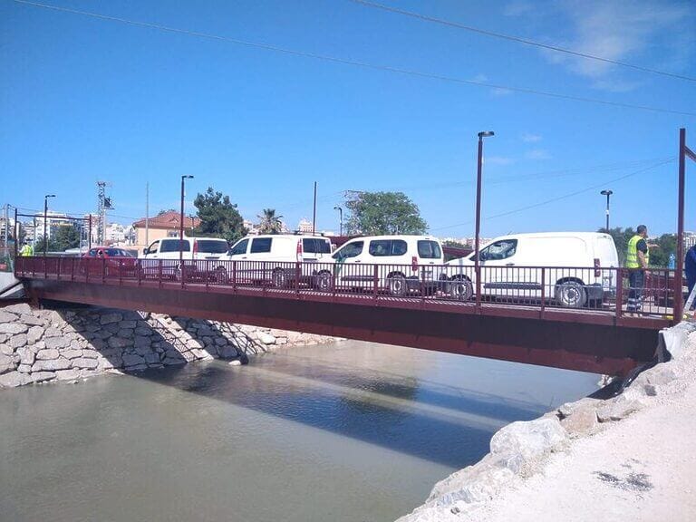 El pasado viernes entró en servicio el puente de El Paraje sobre el río Segura, que une los municipios de Molina de Segura y Alguazas, tras la finalización de las obras de reparación