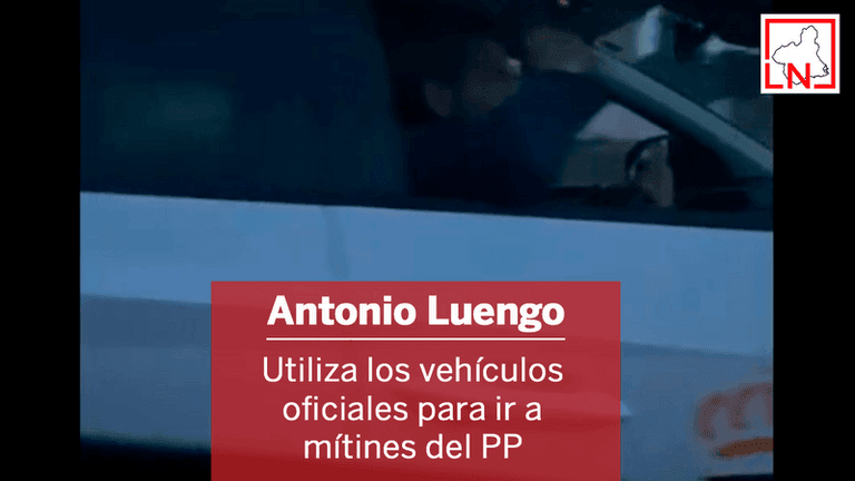 Miembros del ejecutivo de López Miras utilizan los vehículos oficiales para ir a mítines del PP