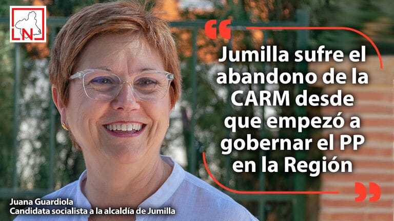 Juana Guardiola: "Jumilla sufre el abandono de la CARM desde que empezó a gobernar el PP en la Región"