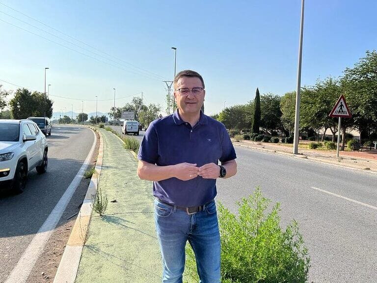 El Grupo Municipal Socialista lorquino reclama la limpieza de cunetas para mejorar la seguridad vial y evitar el riesgo de incendios