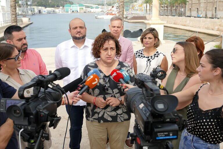 Rives: “En Cartagena, el 99 % de las inversiones que se están desarrollando tienen el sello del Gobierno central del PSOE”