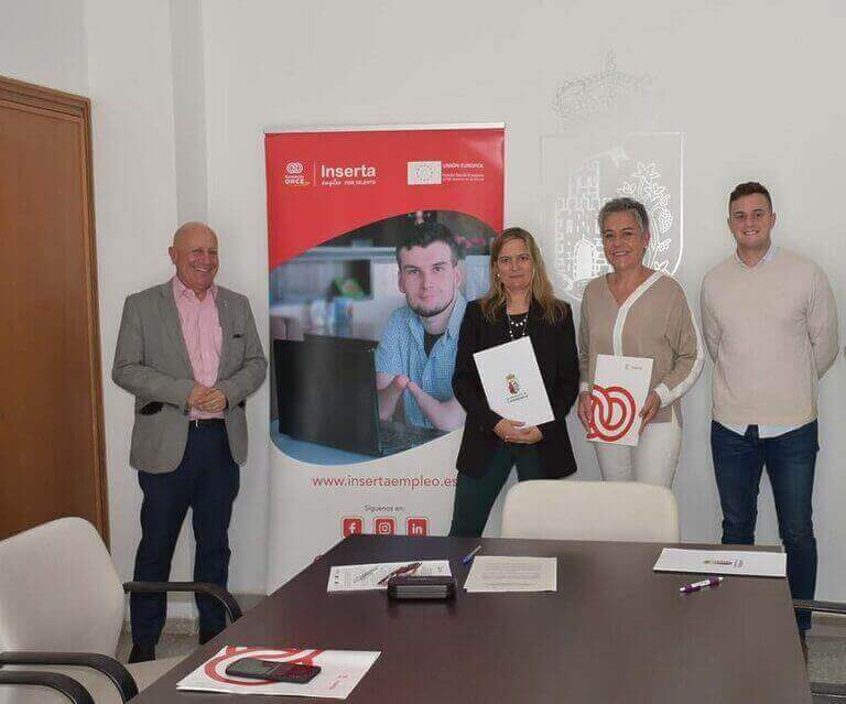 El Ayuntamiento de Calasparra e Inserta Empleo firman un convenio para fomentar el empleo de las personas con discapacidad