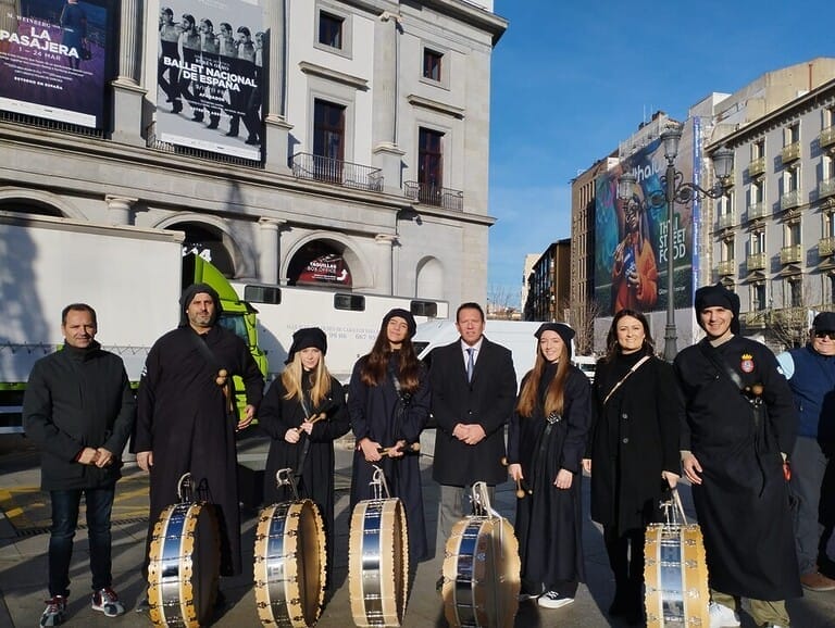 Los tambores de Mula suenan en FITUR, la feria más importante de turismo del país