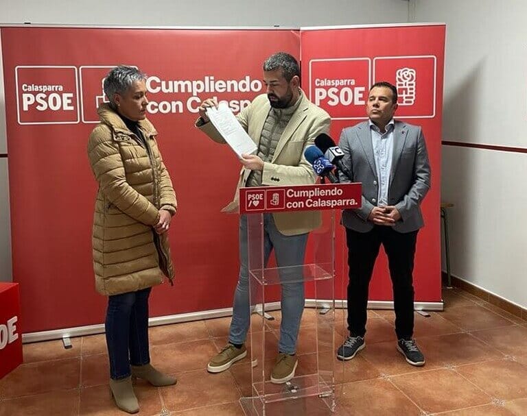 El Partido Socialista de Calasparra lamenta que el Partido Popular y Vox votaran en contra de sus enmiendas presentadas a los presupuestos regionales y que mejorarían la vida de los calasparreños y calasparreñas
