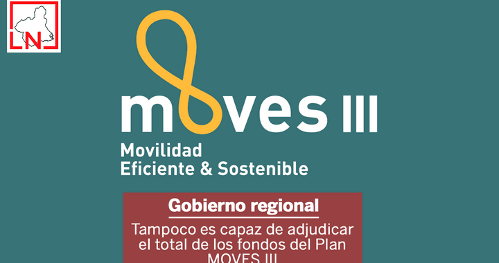 El Gobierno regional tampoco es capaz de adjudicar el total de los fondos del Plan MOVES III