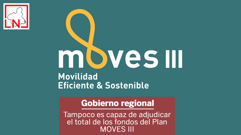 El Gobierno regional tampoco es capaz de adjudicar el total de los fondos del Plan MOVES III