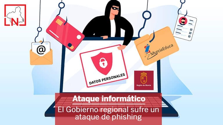 El Gobierno regional sufre un ataque de phishing