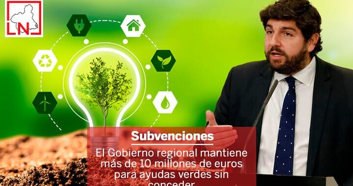 El Gobierno regional mantiene más de 10 millones de euros para ayudas verdes sin conceder