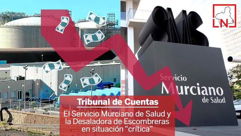 El Servicio Murciano de Salud (SMS) y la Desaladora de Escombreras (DESAU) en situación "crítica"