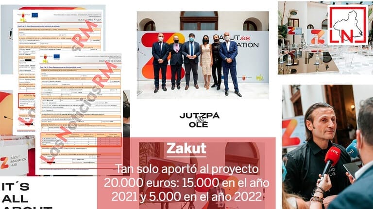 Zakut tan solo aportó al proyecto 20.000 euros: 15.000 en el año 2021 y 5.000 en el año 2022