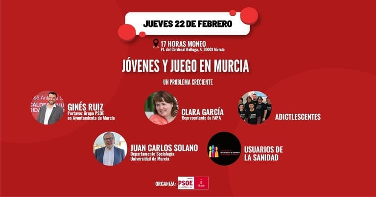 El PSOE organiza una mesa redonda para tratar la enfermedad de la adicción al juego entre los más jóvenes