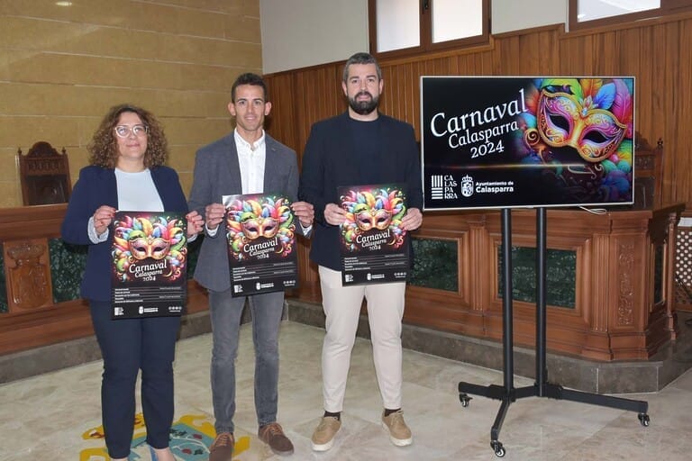 El Ayuntamiento de Calasparra presenta el Cartel anunciador del Carnaval 2024 y la programación de actividades