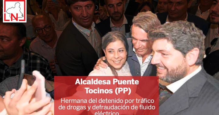 La alcaldesa del PP de Puente Tocinos es hermana del detenido por tráfico de drogas y defraudación de fluido eléctrico