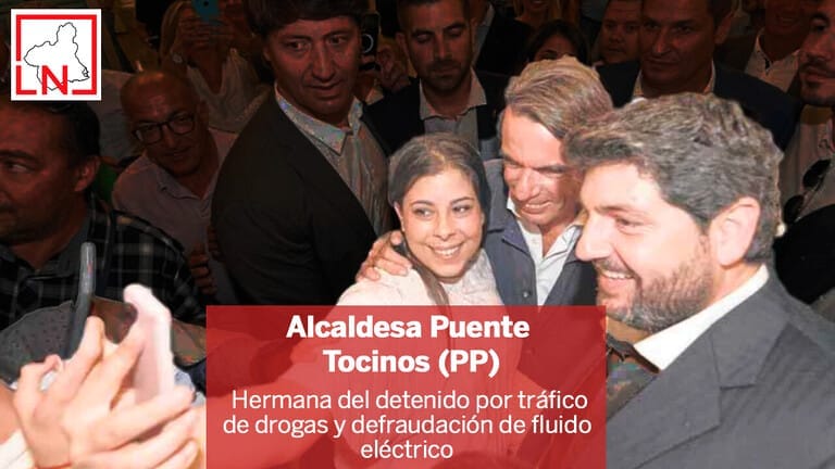 La alcaldesa del PP de Puente Tocinos es hermana del detenido por tráfico de drogas y defraudación de fluido eléctrico