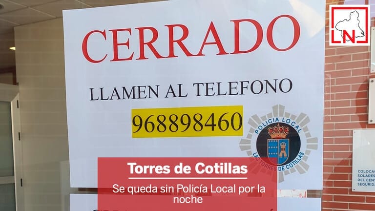 Torres de Cotillas se queda sin Policía Local por la noche